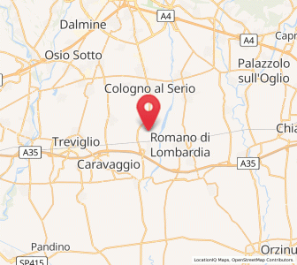 Map of Morengo, Lombardy