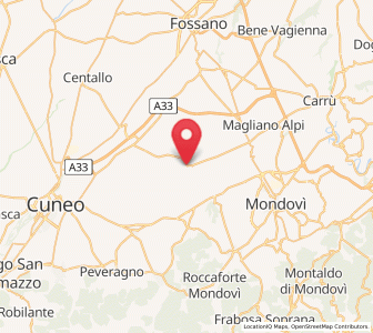 Map of Morozzo, Piedmont