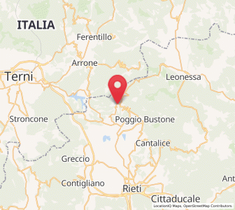 Map of Morro Reatino, Lazio
