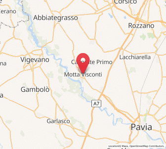 Map of Motta Visconti, Lombardy