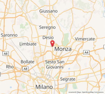 Map of Muggiò, Lombardy