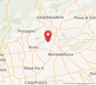 Map of Muliparte, Veneto