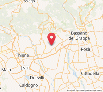 Map of Mure, Veneto