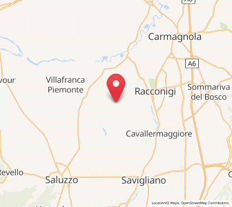 Map of Murello, Piedmont