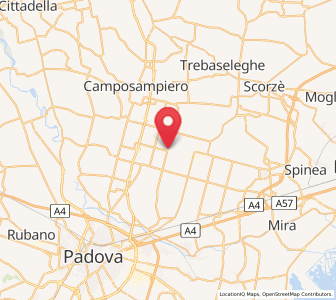 Map of Mussolini, Veneto