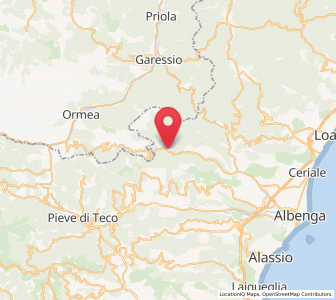 Map of Nasino-Borgo, Liguria
