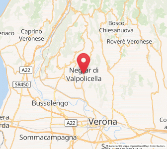 Map of Negrar, Veneto