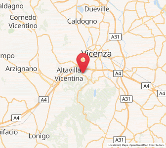 Map of Nogarazza, Veneto