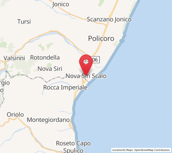 Map of Nova Siri Scalo, Basilicate