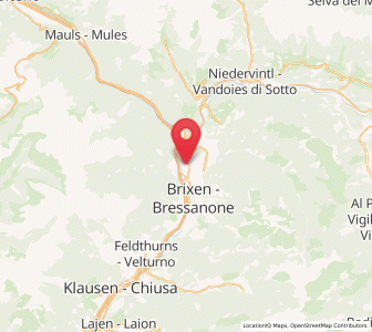Map of Neustift, Trentino-Alto Adige
