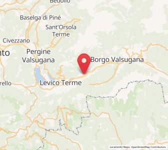 Map of Novaledo, Trentino-Alto Adige