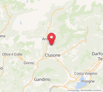 Map of Oltressenda Alta, Lombardy