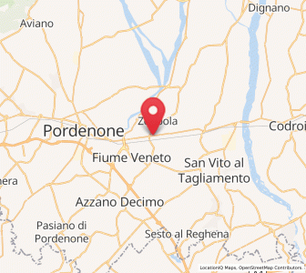 Map of Orcenico Inferiore, Friuli Venezia Giulia
