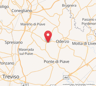 Map of Ormelle, Veneto