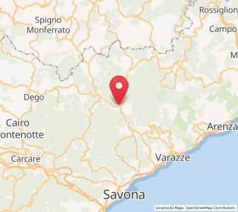 Map of Osteria dei Cacciatori-Stella, Liguria