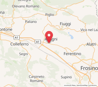 Map of Osteria della Fontana, Lazio