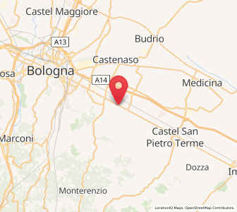 Map of Ozzano dell'Emilia, Emilia-Romagna