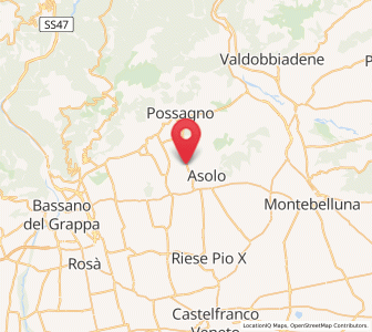 Map of Pagnano, Veneto