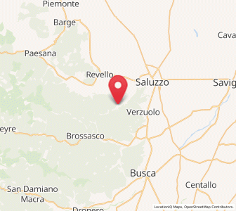 Map of Pagno, Piedmont