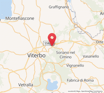 Map of Pallone, Lazio