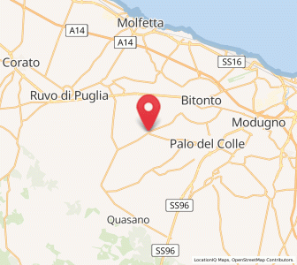 Map of Palombaio, Apulia