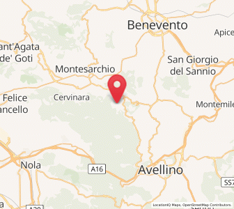Map of Pannarano, Campania