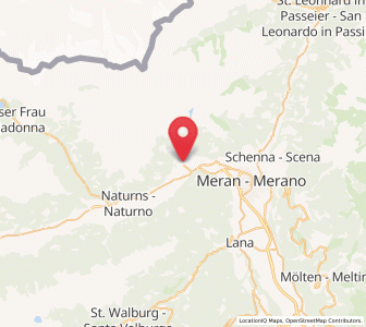 Map of Partschins, Trentino-Alto Adige