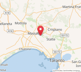 Map of Parco di Guerra, Apulia