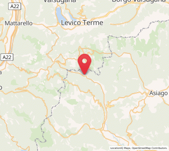 Map of Pedemonte, Veneto