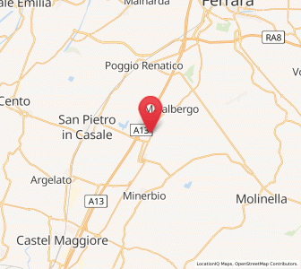 Map of Pegola, Emilia-Romagna