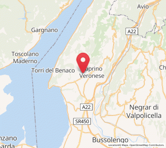 Map of Pesina Spezie, Veneto