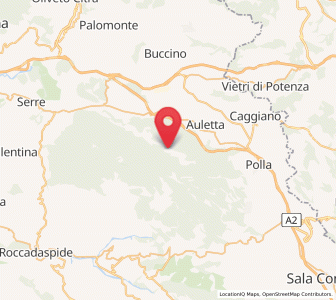 Map of Petina, Campania