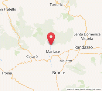 Map of Petrosino, Sicily
