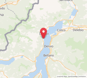 Map of Pianello del Lario, Lombardy