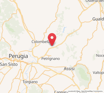 Map of Pianello, Umbria