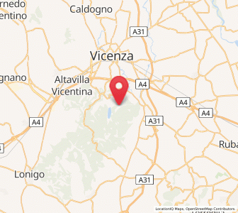 Map of Pianezze del Lago, Veneto
