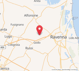 Map of Piangipane, Emilia-Romagna