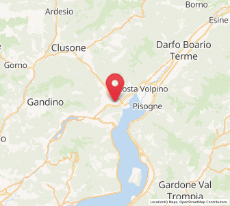 Map of Pianico, Lombardy