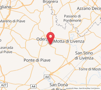 Map of Piavon, Veneto