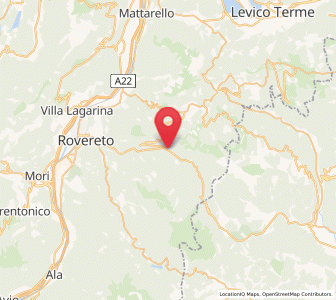Map of Piazza, Trentino-Alto Adige