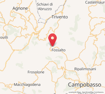Map of Pietracupa, Molise