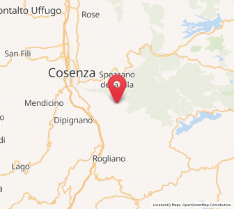 Map of Pietrafitta, Calabria