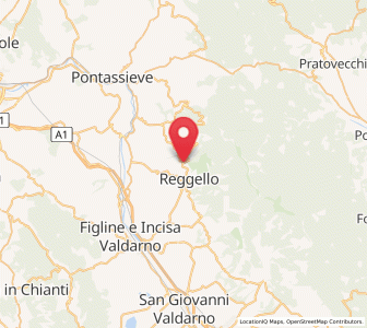 Map of Pietrapiana, Tuscany