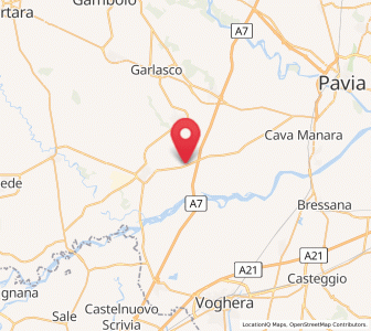 Map of Pieve Albignola, Lombardy