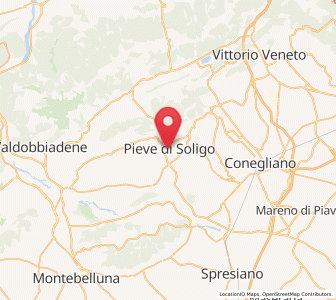 Map of Pieve di Soligo, Veneto