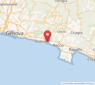 Map of Pieve Ligure, Liguria