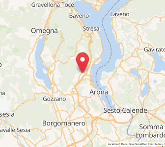Map of Pisano, Piedmont