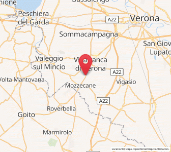 Map of Pizzoletta, Veneto