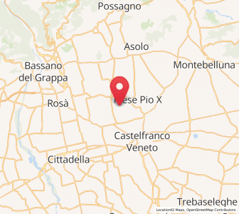 Map of Poggiana, Veneto