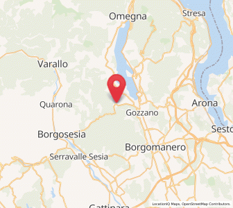 Map of Pogno, Piedmont
